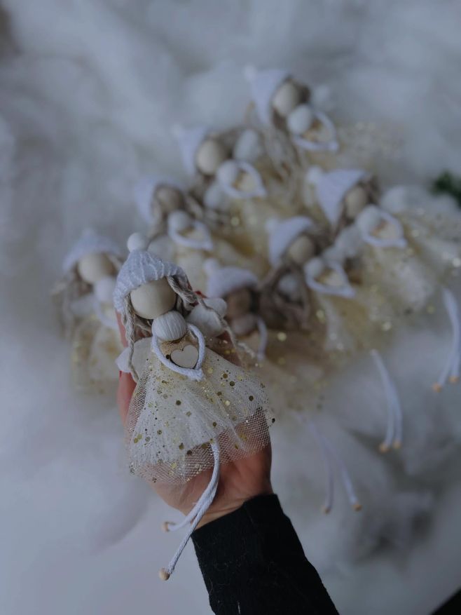 Vánoční sada andílků na stromeček 🪽🎄 Objednávka rovnou dvou sad na stromeček 🥹 doufám, že uvidím fotku stromečku - protože...